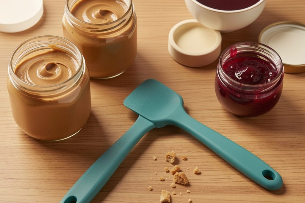 Conceptual illustration for Best Jar Spatula for Scraping Peanut Butter and Jam