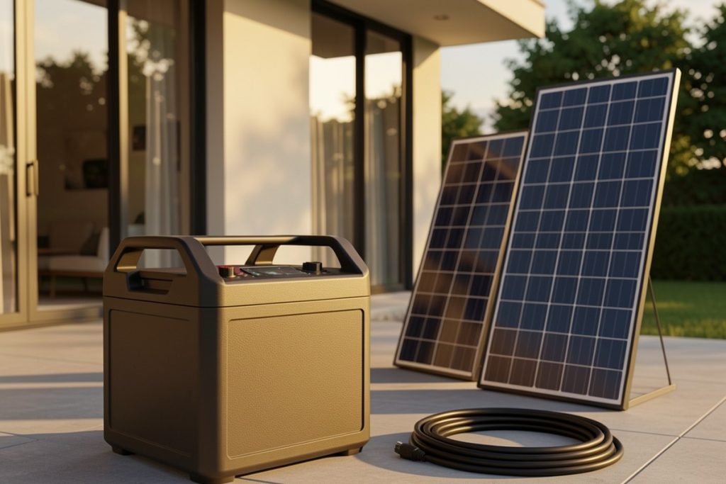 Conceptual illustration for How to Use a Solar Battery for Peak-Rate Savings