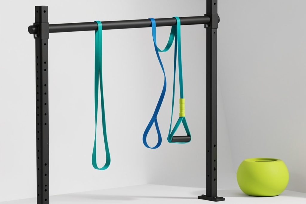Conceptual illustration for Resistance Band Pull-Up Progression for Beginners